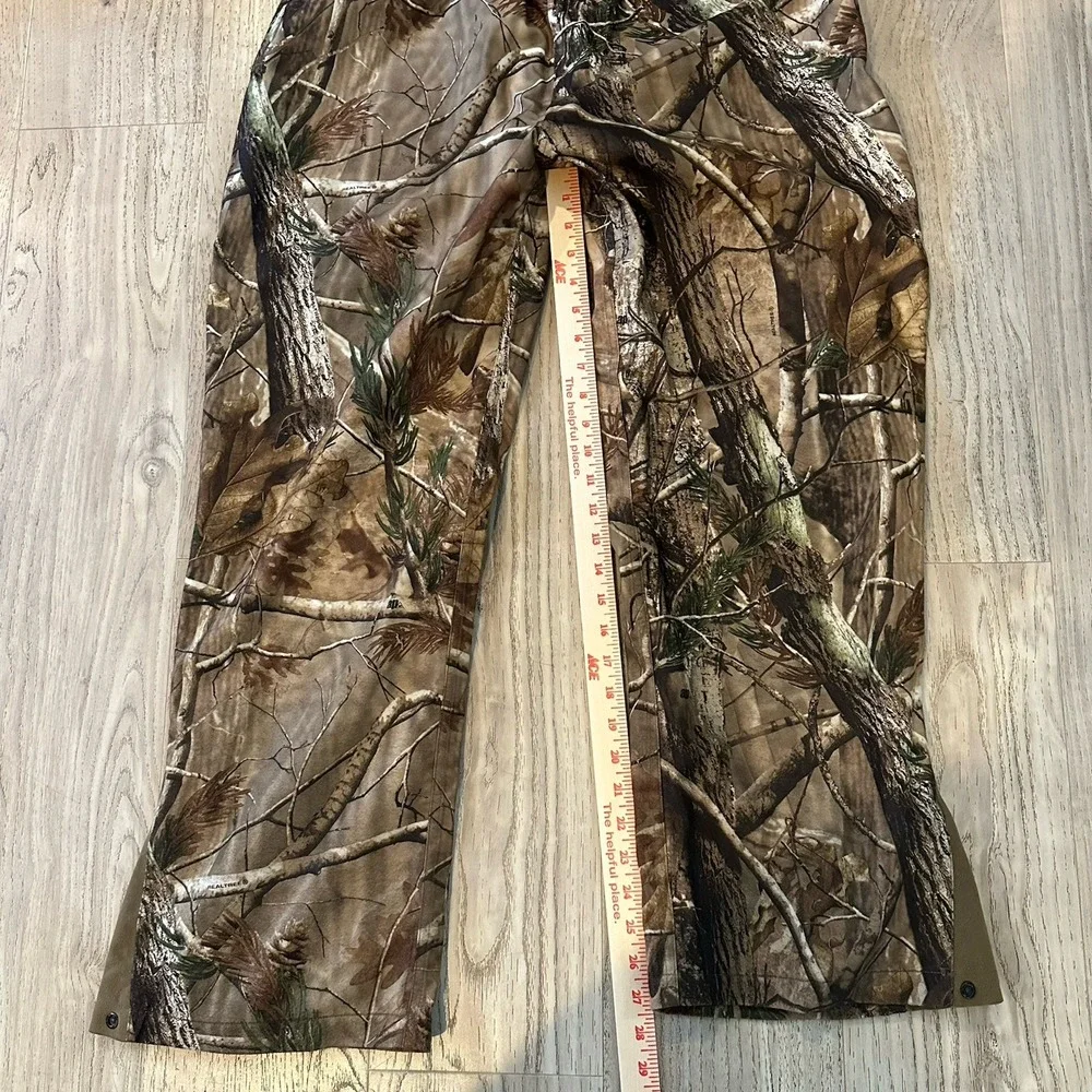 Mad Dog Gear Large Mossy Oak‎ Break Up Camo Mesh Lined Hunting Pants Quiet EUC